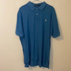 POLO Turquoise blue and yellow